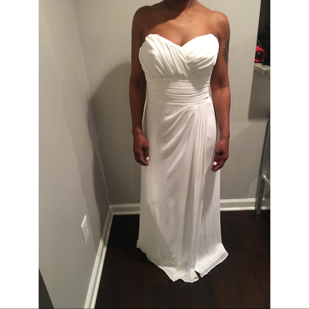 Prom/Bridal White Dress